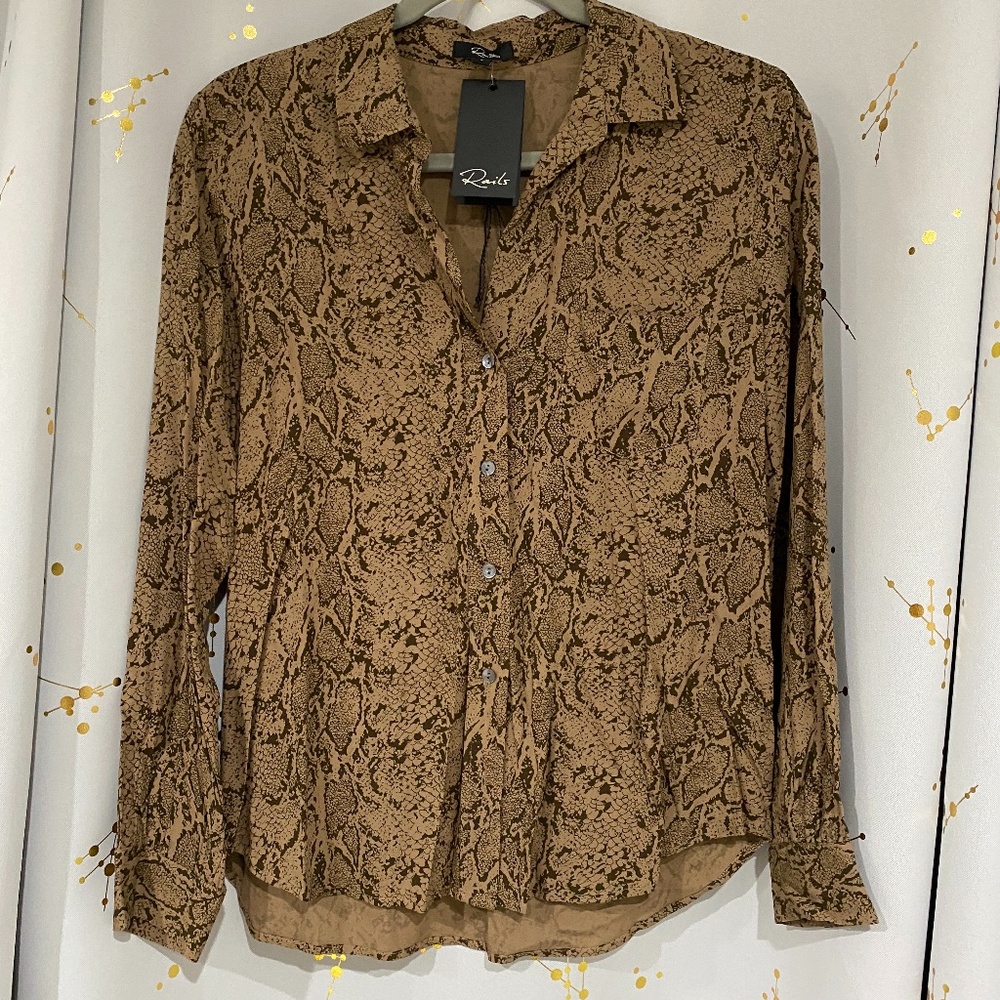 NOEMI - BROWN SNAKE JACQUARD